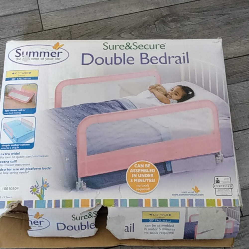 Toddler bedrail bumpers